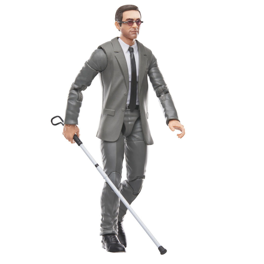 Figura articulada de Matt Murdock con traje gris, gafas y bastón - 4