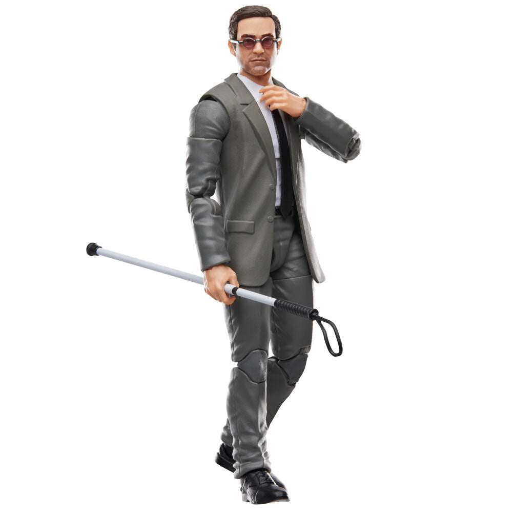 Figura articulada de Matt Murdock con traje gris, gafas y bastón - 5