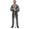 Figura articulada de Matt Murdock con traje gris, gafas y bastón