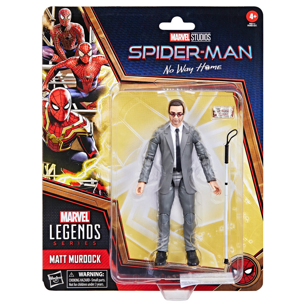 Figura articulada de Matt Murdock con traje gris, gafas y bastón - 3