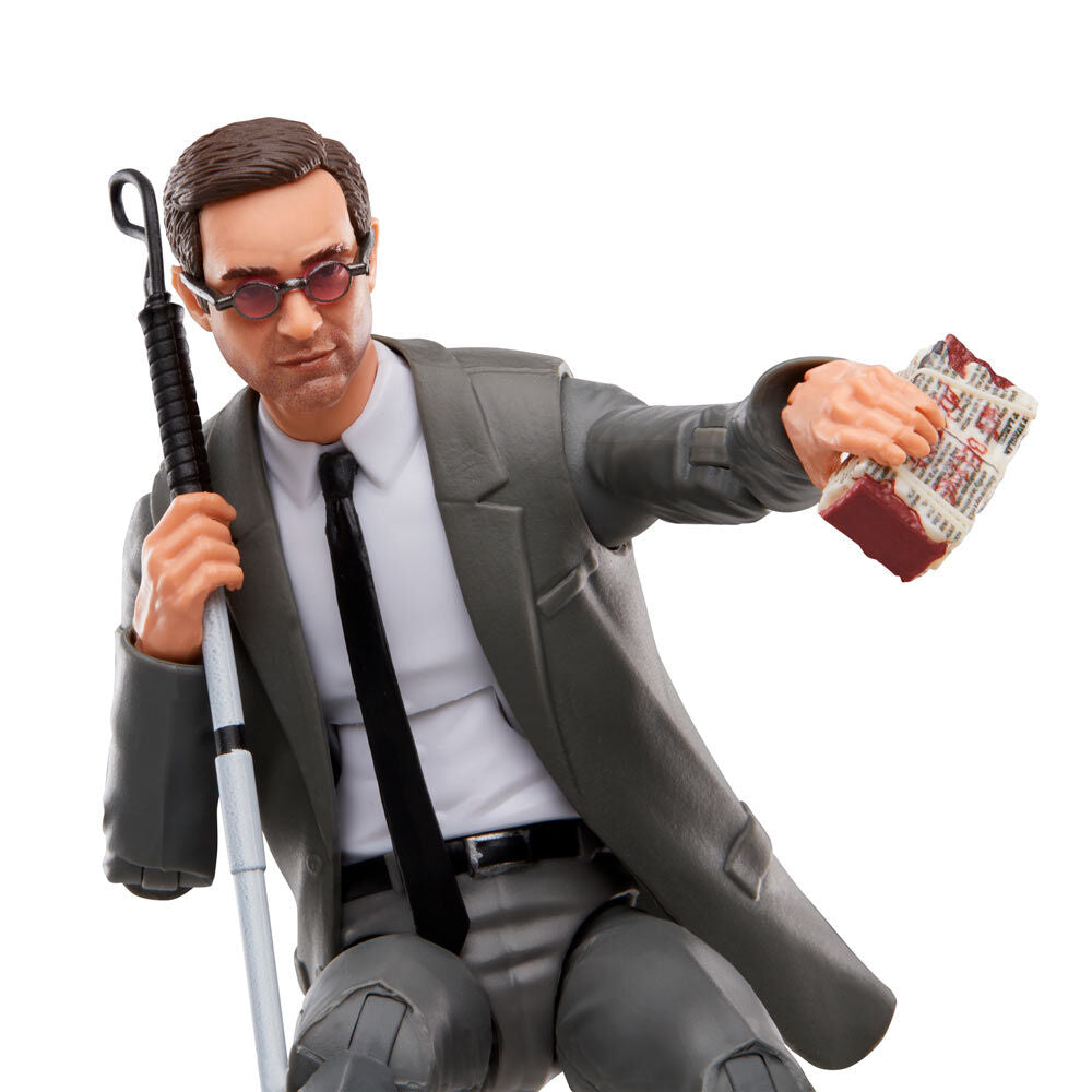 Figura articulada de Matt Murdock con traje gris, gafas y bastón - 7
