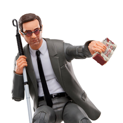Figura articulada de Matt Murdock con traje gris, gafas y bastón - 7