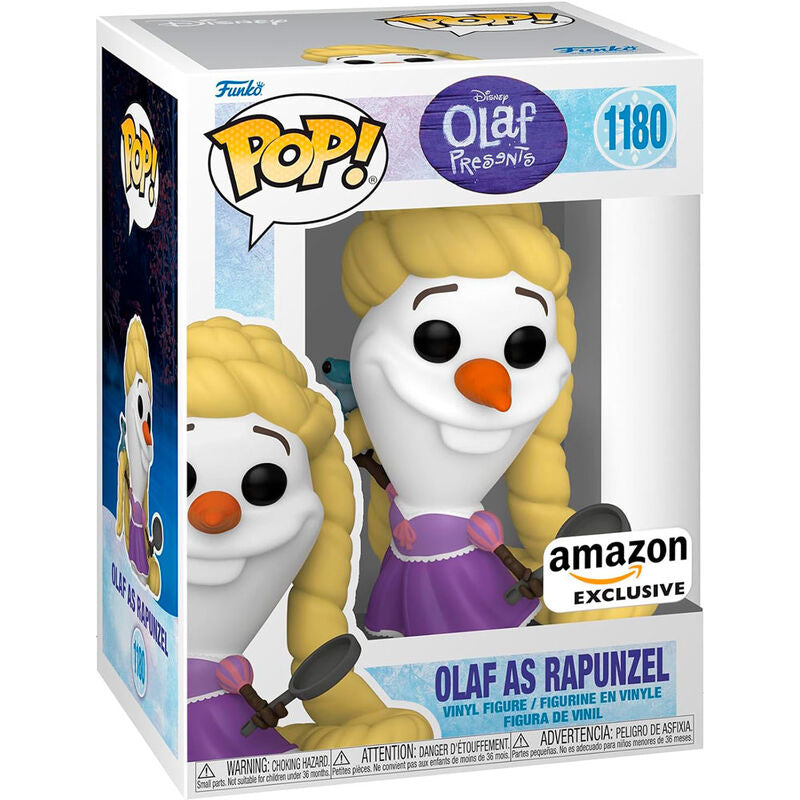 Figura Funko POP! de Olaf como Rapunzel de Disney Frozen