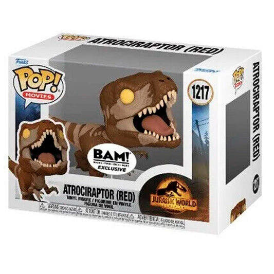 Figura Funko POP! Atrociraptor Red de Jurassic World con la boca abierta - 2