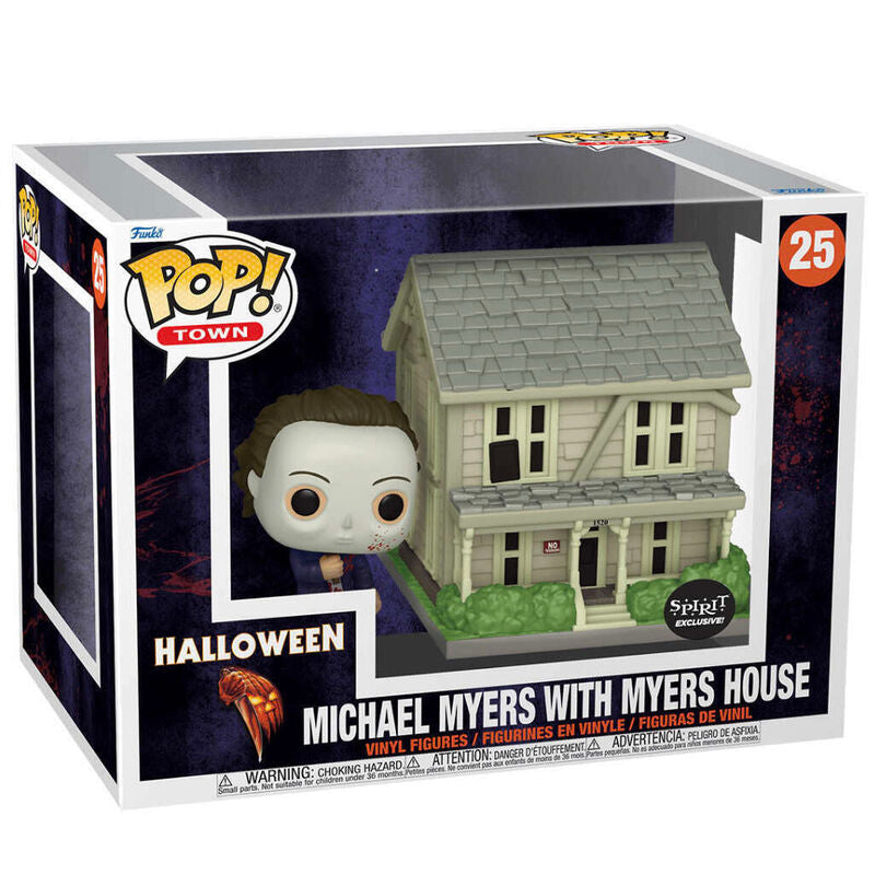Figura Funko POP! de Michael Myers con la casa Myers