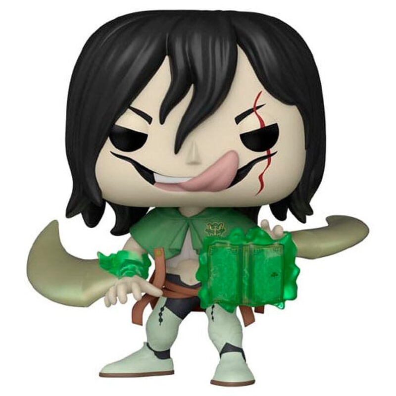 Figura Funko POP! de Jack de Black Clover con efectos verdes