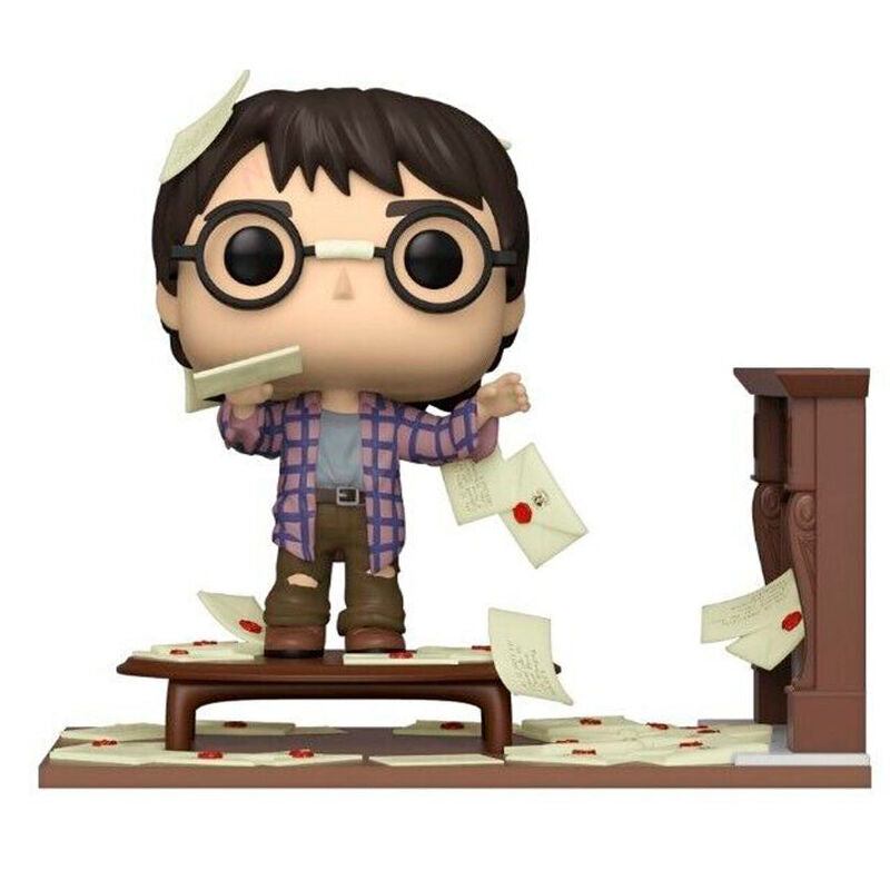 Figura Funko POP! Deluxe de Harry Potter con cartas de Hogwarts en caja con ventana - 2