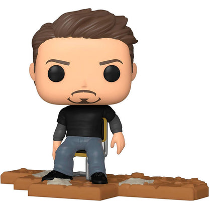 Figura Funko POP! Deluxe de Tony Stark de Los Vengadores en caja con ventana - 2