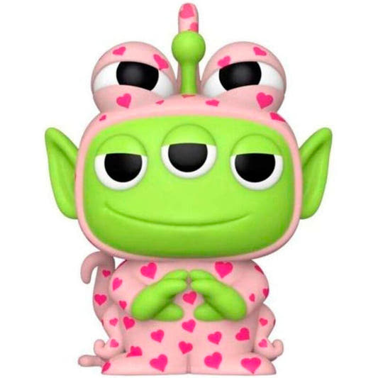 Figura Funko POP de Randall Disney Pixar Remix con traje rosa de corazones - 2