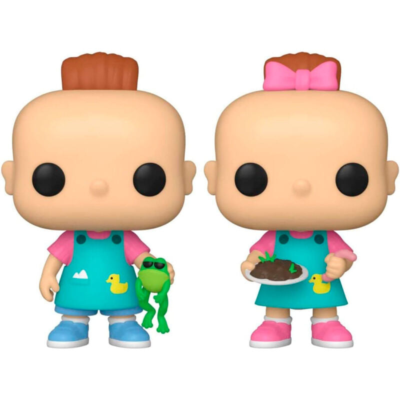Pack de 2 figuras Funko POP! de Phil y Lil de Rugrats en caja con ventana - 2