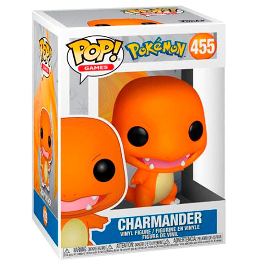 Figura Funko POP! de Charmander naranja con llama en la cola - 2