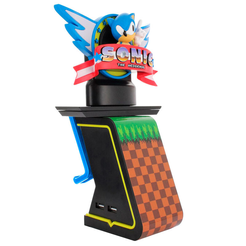 Soporte Cable Guy de Sonic the Hedgehog con diseño azul y naranja - 4