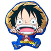Cojín 3D de Luffy de One Piece con sombrero de paja