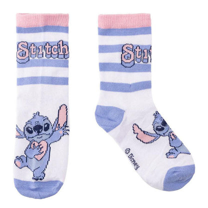 Blíster de cinco calcetines Stitch Disney en varios colores - 2