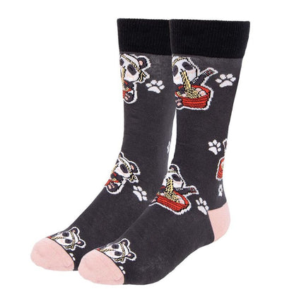Set de tres calcetines Otaku CERDÁ con diseños gráficos en negro y blanco - 3