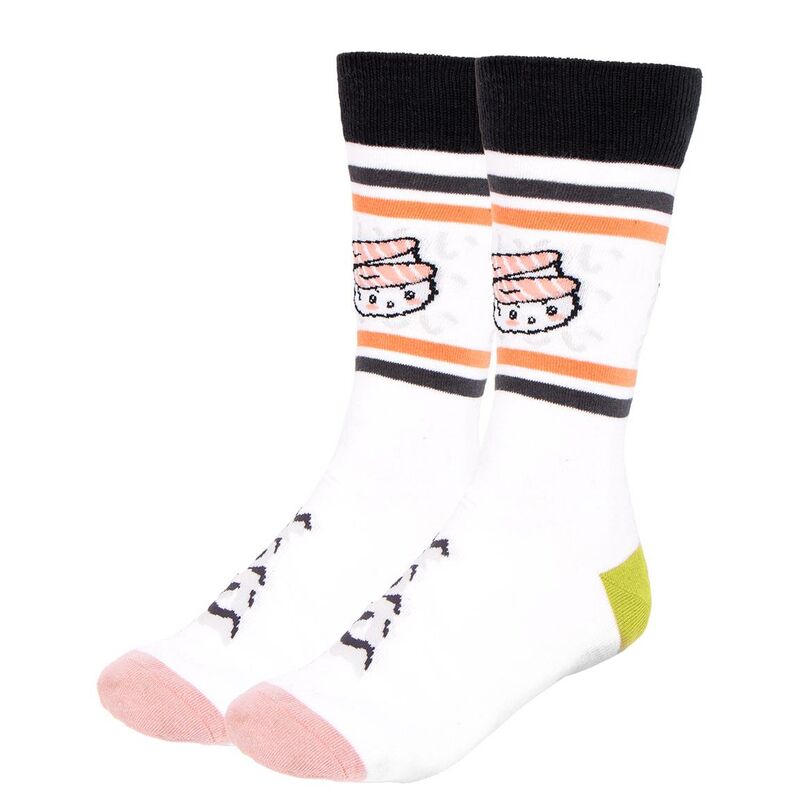 Set de tres calcetines Otaku CERDÁ con diseños gráficos en negro y blanco - 4