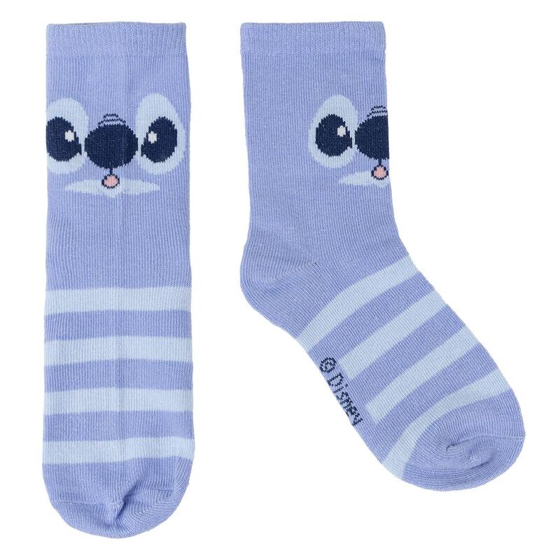 Blíster de cinco calcetines Stitch Disney en varios colores - 6