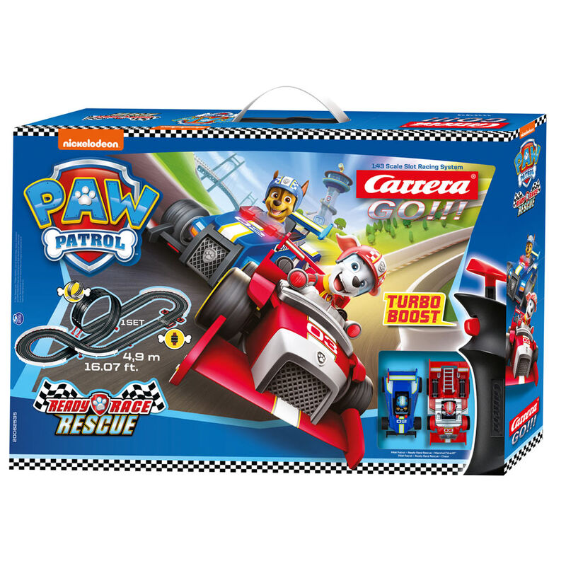 Circuito Carrera GO!!! Ready Race Rescue de PAW Patrol con Chase y Marshall