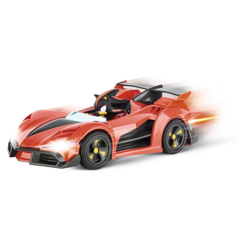 Coche teledirigido CARRERA Team Dark Shadow de Sonic en rojo y negro - 4
