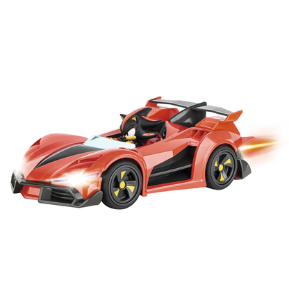 Coche teledirigido CARRERA Team Dark Shadow de Sonic en rojo y negro - 2