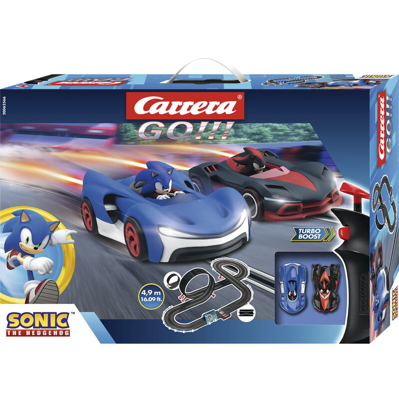 Circuito Carrera GO!!! de Sonic y Shadow con dos coches - 8