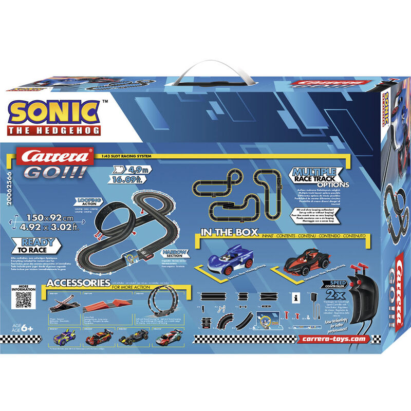 Circuito Carrera GO!!! de Sonic y Shadow con dos coches - 9