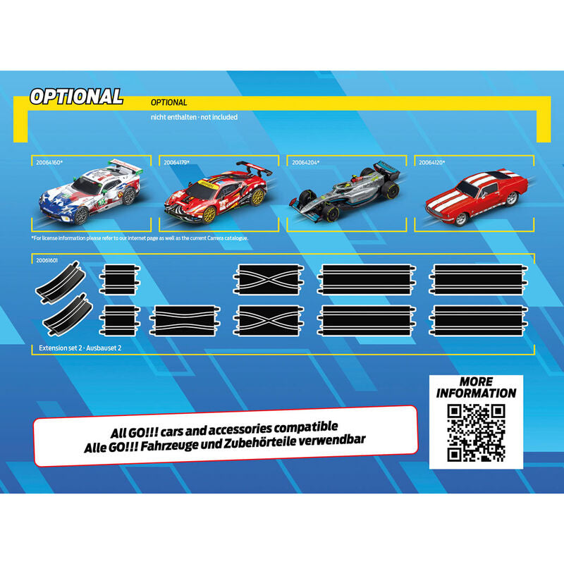 Circuito Carrera GO!!! de Sonic y Shadow con dos coches y rampa de salto - 5