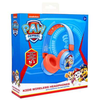 Auriculares infantiles Paw Patrol azules y rojos - 9
