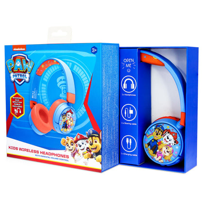Auriculares infantiles Paw Patrol azules y rojos - 10