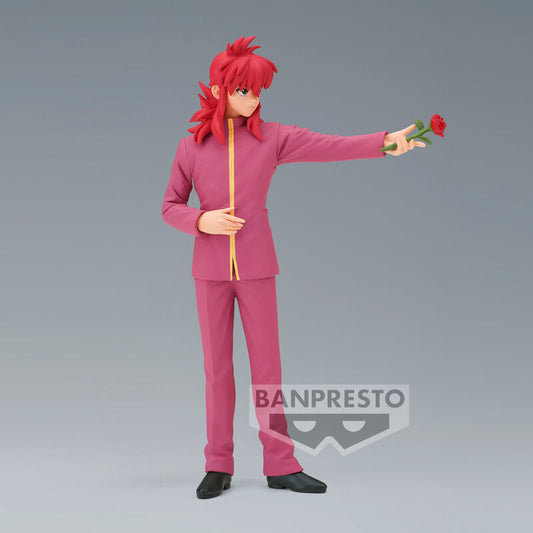 Figura DXF de Kurama de Yu Yu Hakusho con traje rosa y una rosa - 2