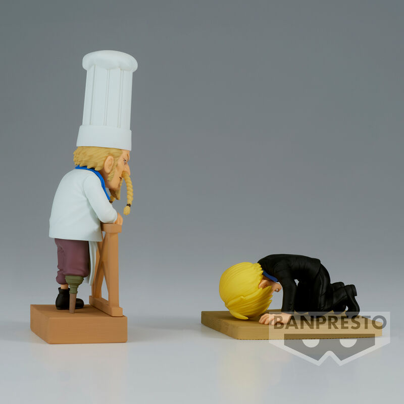 Figura Banpresto de Sanji y Zeff de One Piece en escena conjunta - 2