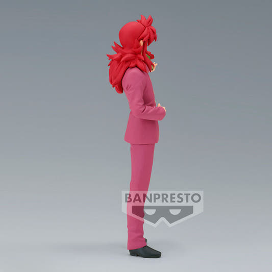 Figura DXF de Kurama de Yu Yu Hakusho con traje rosa y una rosa - 3