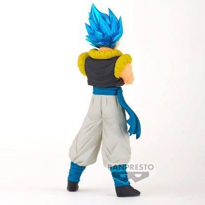 Figura de Gogeta de Dragon Ball Super con cabello azul y brazos cruzados - 3