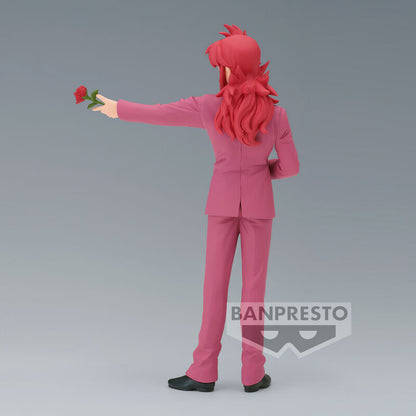 Figura DXF de Kurama de Yu Yu Hakusho con traje rosa y una rosa - 4