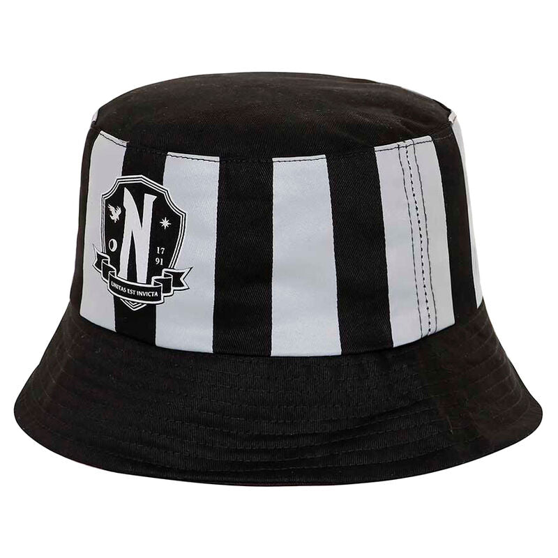 Gorro pescador infantil de Miércoles en negro y blanco - 3