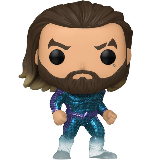 Figura Funko POP! de Aquaman con traje azul y morado