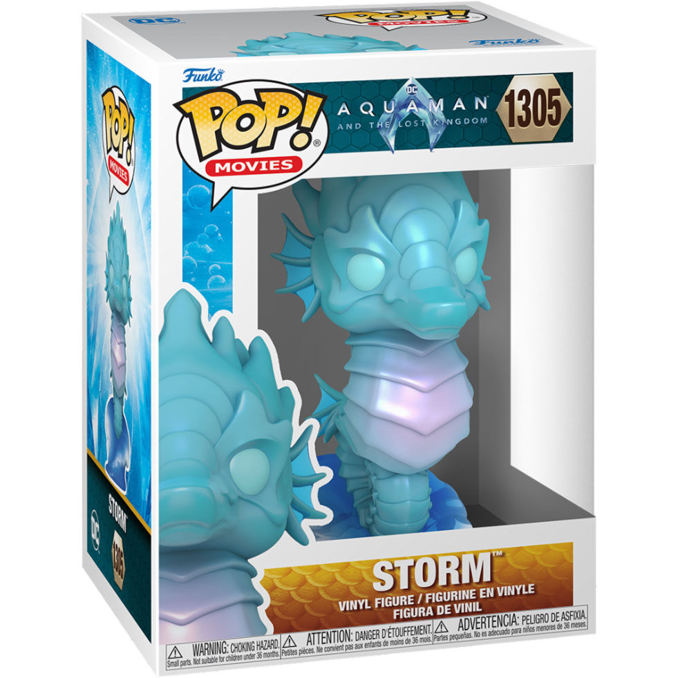 Figura Funko POP! Storm de Aquaman con diseño de criatura marina y base de ola - 2