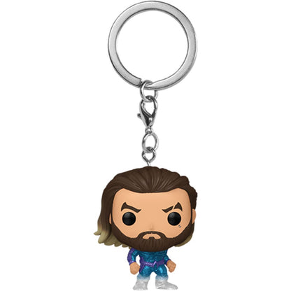 Llavero Pocket POP de Aquaman con traje azul
