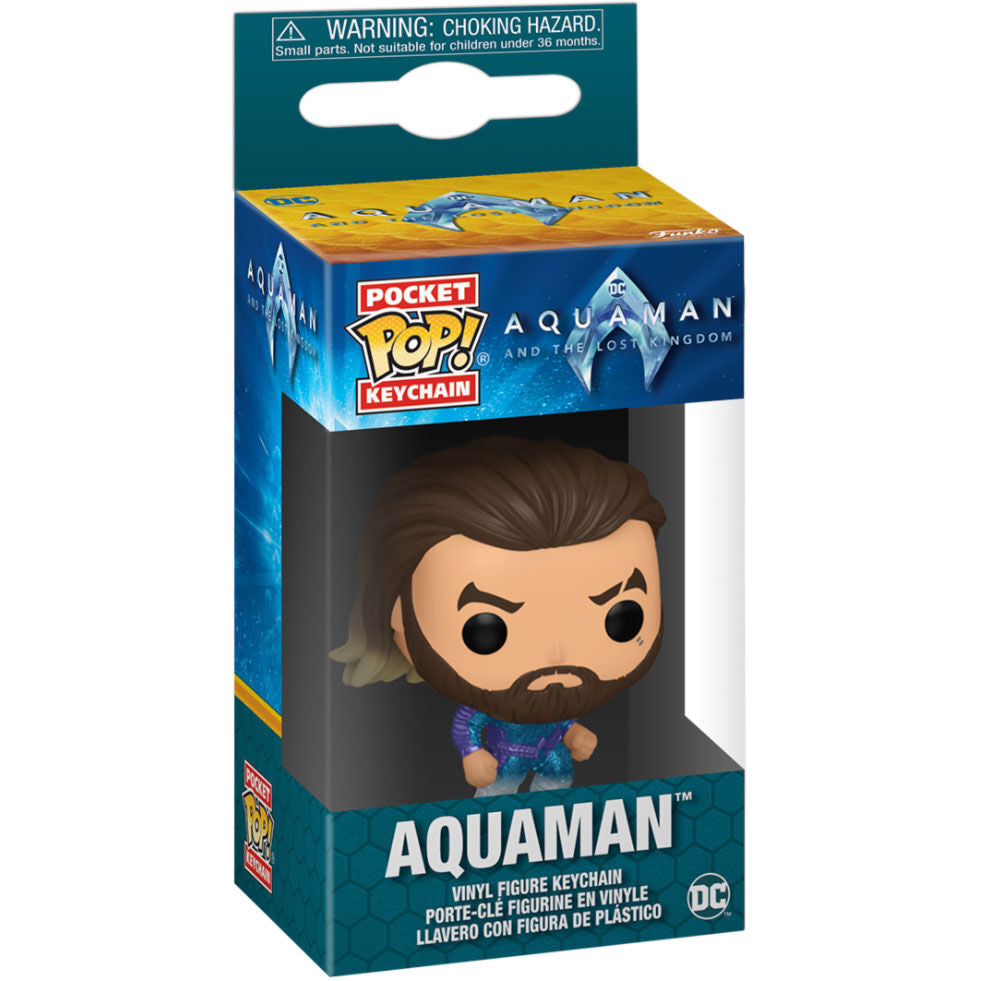 Llavero Pocket POP de Aquaman con traje azul - 2