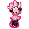 Cojín 3D de Minnie Disney con lazo rosa de lunares