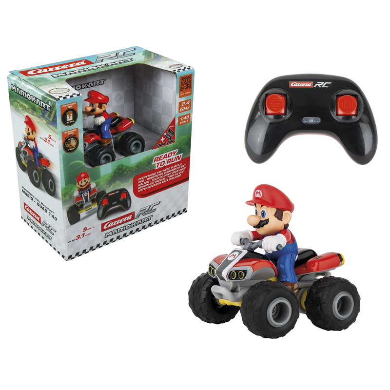 Quad teledirigido de Mario Kart con mando CARRERA