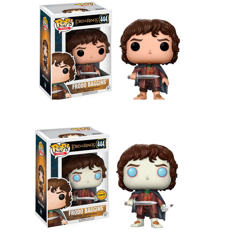 Figura Funko POP! de Frodo Bolsón #444 con caja de El Señor de los Anillos