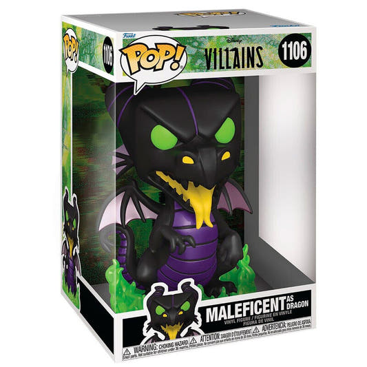 Figura Funko POP! Maleficent Dragon con alas y llamas verdes - 2