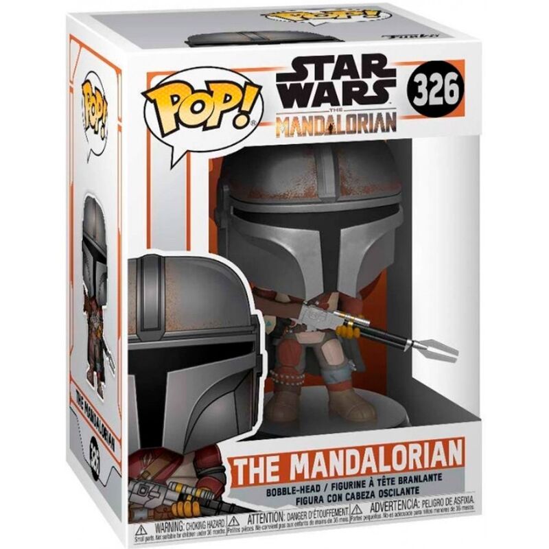 Figura Funko POP! The Mandalorian 326 en caja con ventana