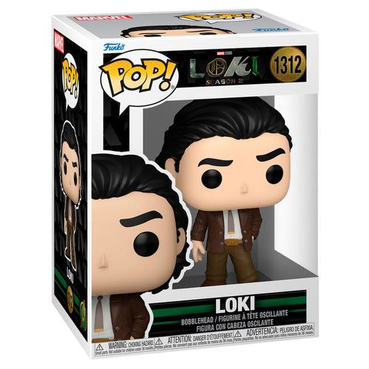 Figura Funko POP! de Loki con traje marrón - 2