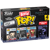 Blíster de 4 figuras Bitty Pop! Marvel The Infinity Saga con Loki, Black Panther, Iron Man y una figura misteriosa