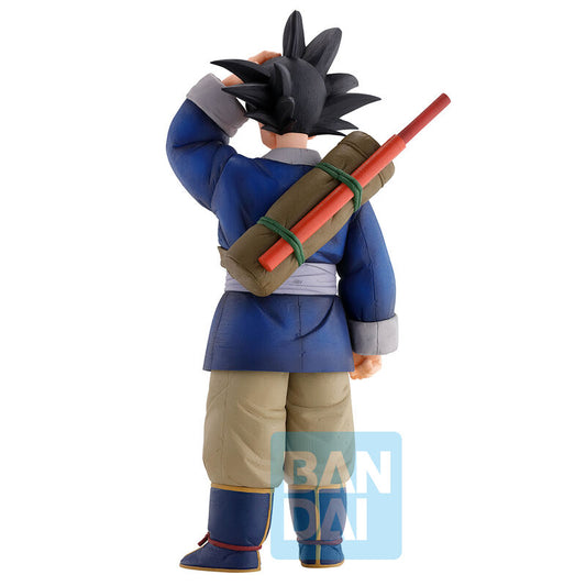 Figura Ichibansho de Son Goku con uniforme azul y espada a la espalda - 3