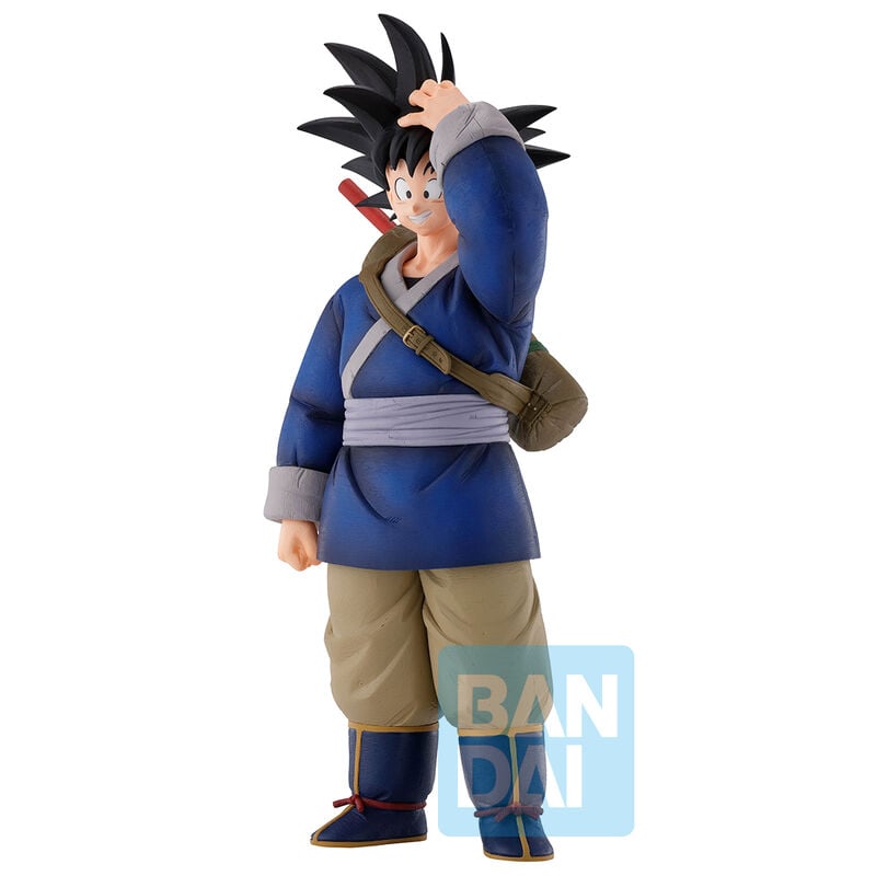 Figura Ichibansho de Son Goku con uniforme azul y espada a la espalda - 4