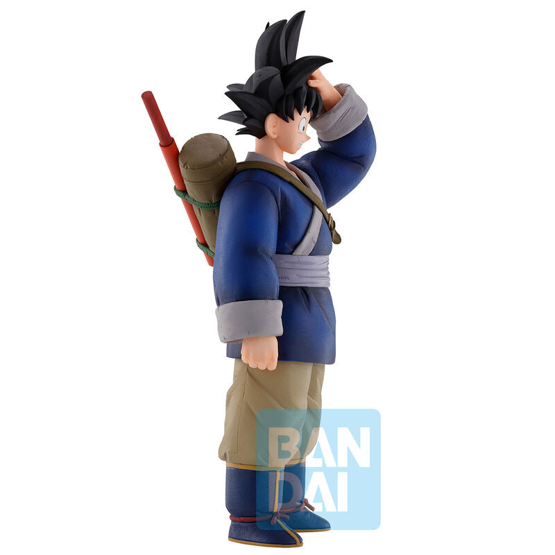 Figura Ichibansho de Son Goku con uniforme azul y espada a la espalda - 5