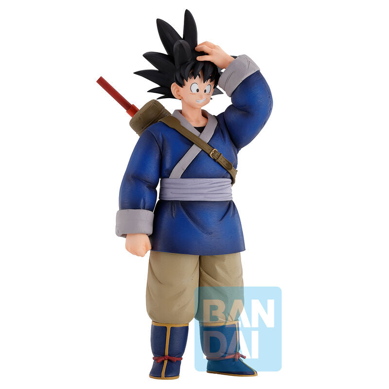 Figura Ichibansho de Son Goku con uniforme azul y espada a la espalda - 6